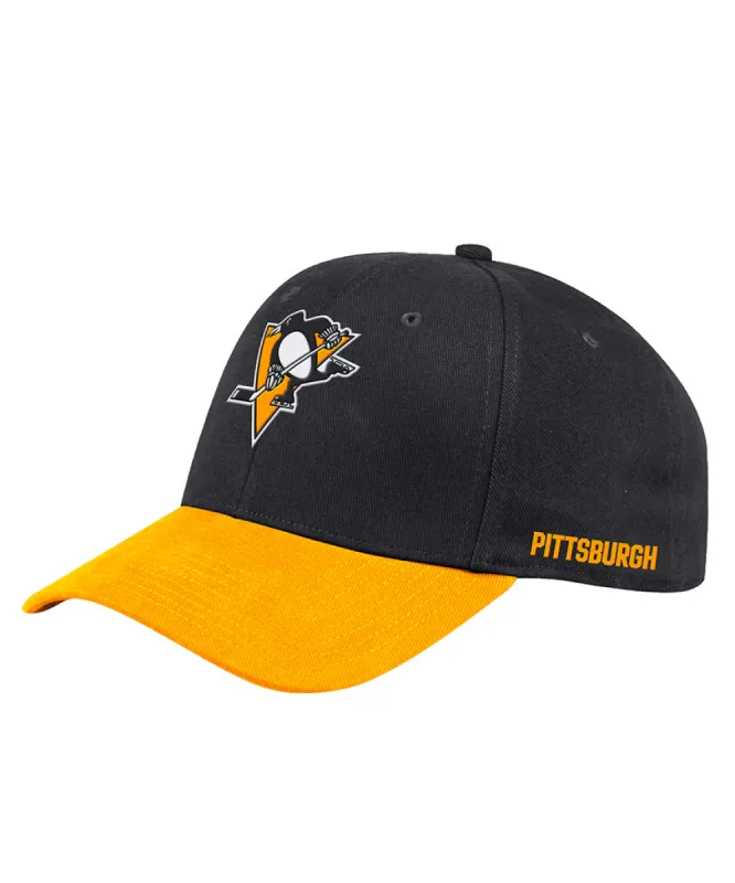 Pittsburgh Penguins Adidas Men'S Structured Flex Left City Hat made by Pro Hockey Life