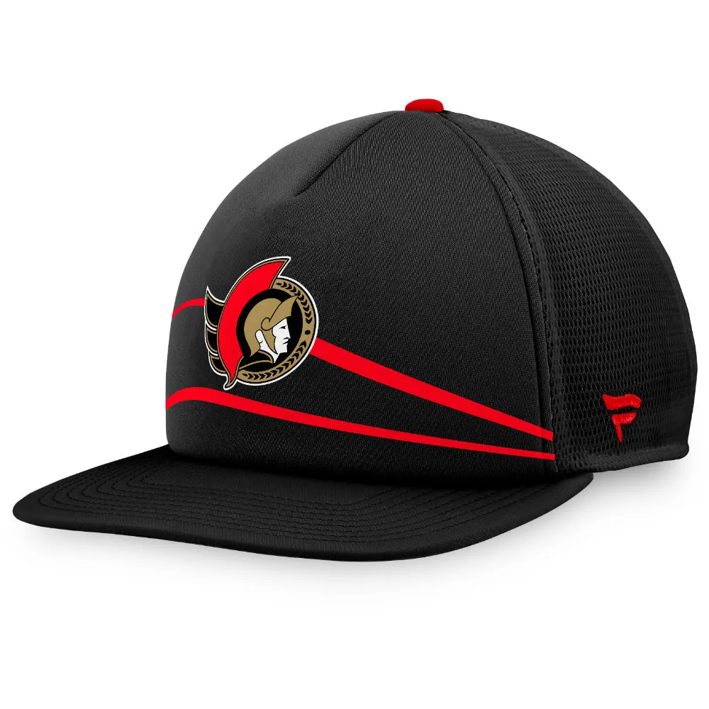 FANATICS OTTAWA SENATORS RR FOAM FRONT TRUCKER HAT BLACK sold by Pro Hockey Life