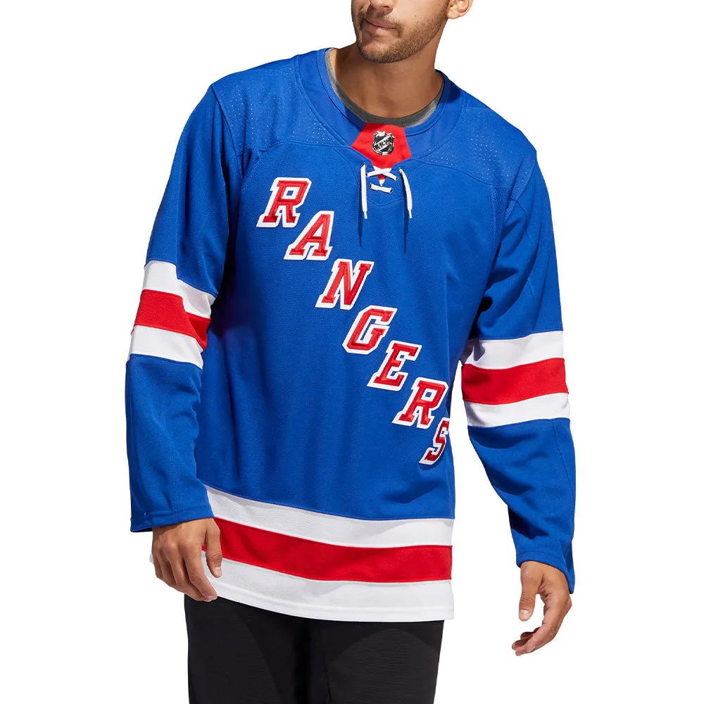 NEW YORK RANGERS ADIDAS ADIZERO PRIMEGREEN AUTHENTIC BLUE HOME JERSEY sold by Pro Hockey Life product image thumbnail 3