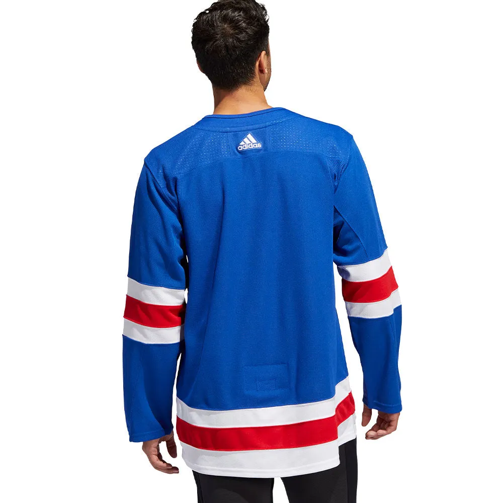 NEW YORK RANGERS ADIDAS ADIZERO PRIMEGREEN AUTHENTIC BLUE HOME JERSEY sold by Pro Hockey Life product image thumbnail 4