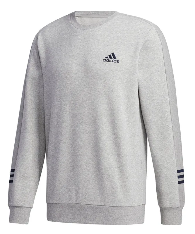 ADIDAS ADULT COZY FLEECE SWEATER - GREY/NAVY sold by Pro Hockey Life