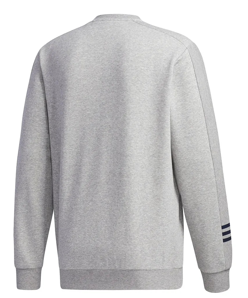 ADIDAS ADULT COZY FLEECE SWEATER - GREY/NAVY sold by Pro Hockey Life product image thumbnail 2