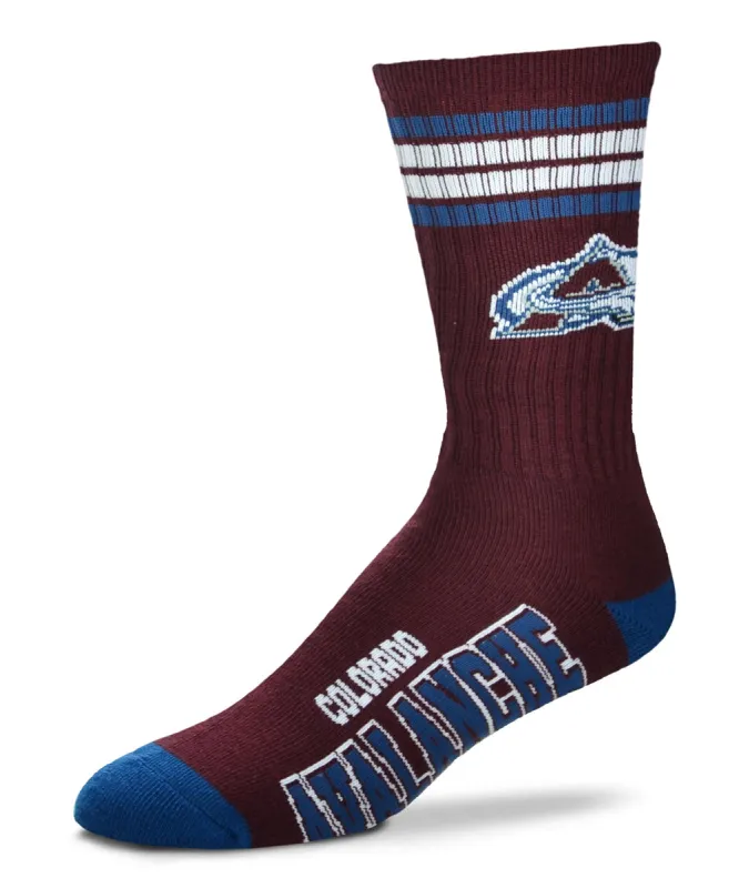 G-III COLORADO AVALANCHE 4 STRIPE DEUCE MEN'S SOCKS sold by Pro Hockey Life