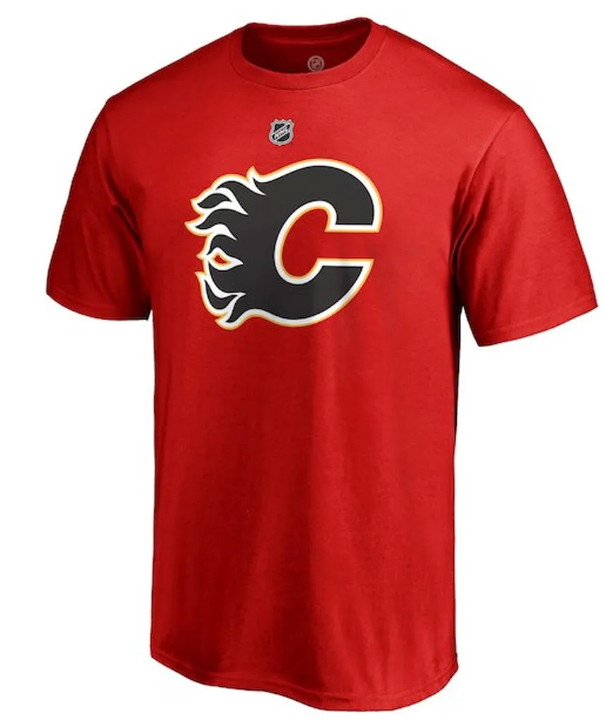 JOHNNY GAUDREAU CALGARY FLAMES FANATICS MEN'S NAME AND NUMBER T SHIRT sold by Pro Hockey Life product image thumbnail 2