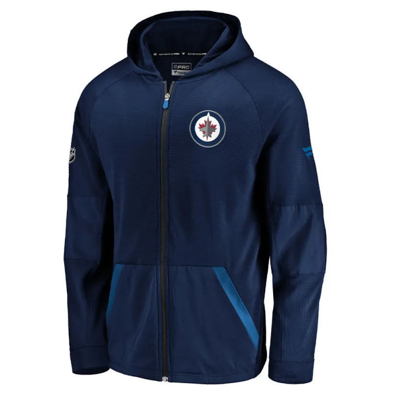 Winnipeg Jets Fanatics Men'S Rinkside Gridback Full Zip Hoodie sold by Pro Hockey Life