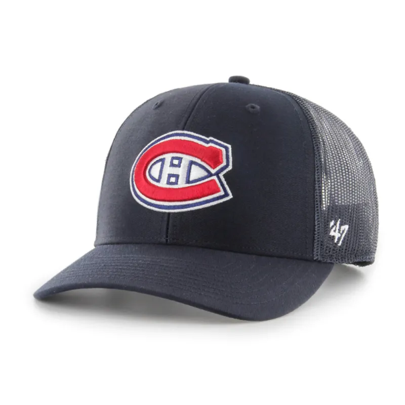 MONTREAL CANADIENS 47 NAVY TRUCKER HAT sold by Pro Hockey Life