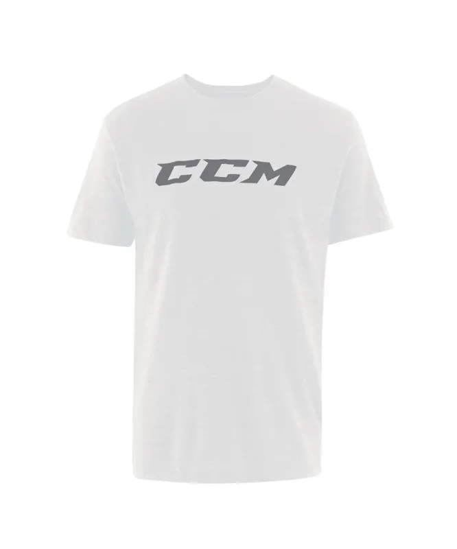 CCM ADULT TRI-BLEND T SHIRT - WHITE sold by Pro Hockey Life