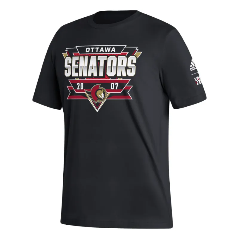 Adidas Ottawa Senators Reverse Retro 2.0 Adult T Shirt sold by Pro Hockey Life