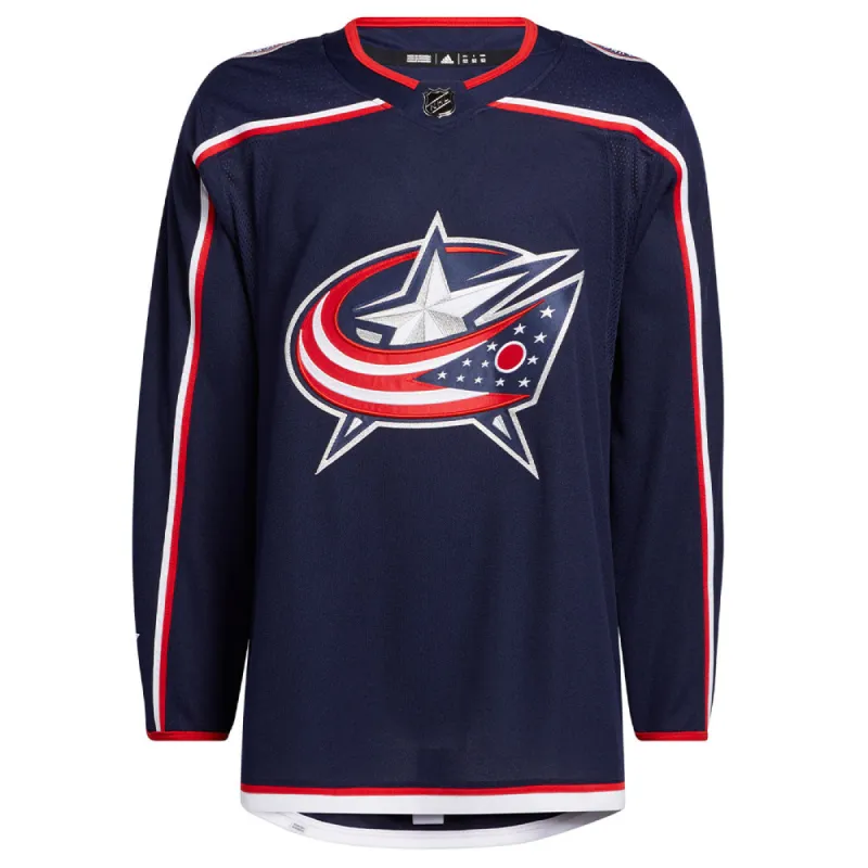 Columbus Blue Jackets Adidas Adizero Primegreen Authentic Navy Home Jersey sold by Pro Hockey Life