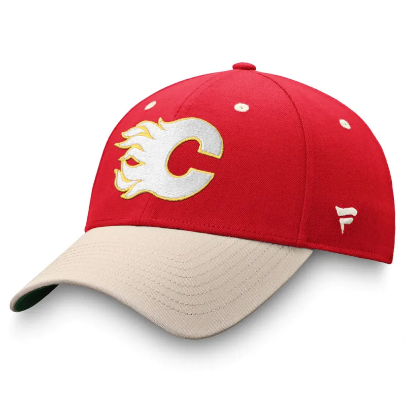 Calgary Flames Fanatics Men'S True Classics Structured Stretch Flex Hat sold by Pro Hockey Life