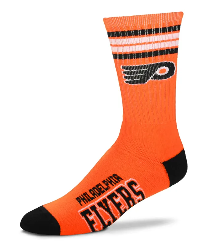G-III PHILADELPHIA FLYERS 4 STRIPE DEUCE MEN'S SOCKS sold by Pro Hockey Life