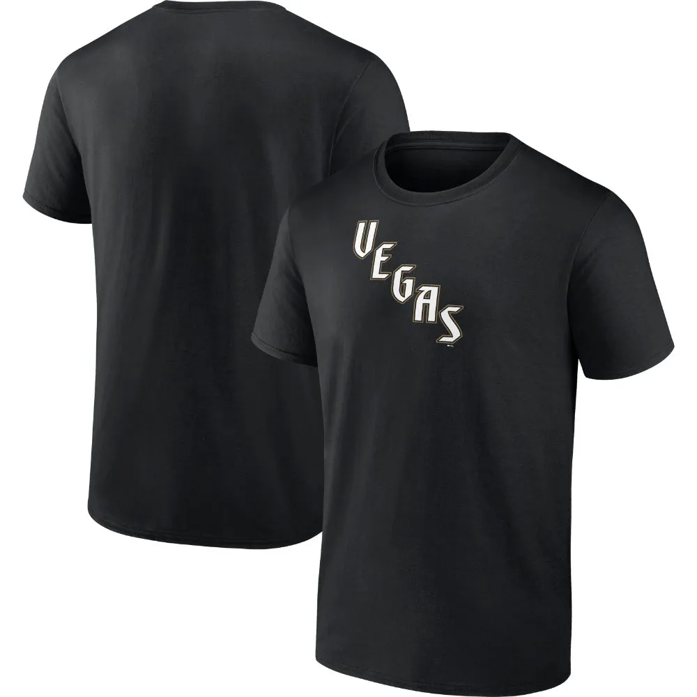 Fanatics Vegas Golden Knoghts Primary Logo Black T Shirt sold by Pro Hockey Life product image thumbnail 3