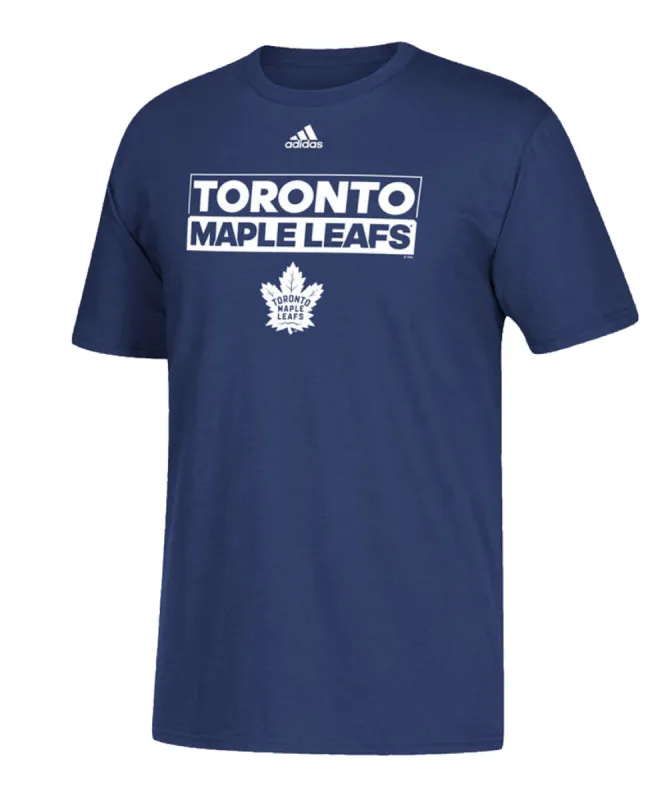 TORONTO MAPLE LEAFS ADIDAS MEN'S ADI BOX T SHIRT made by Adidas