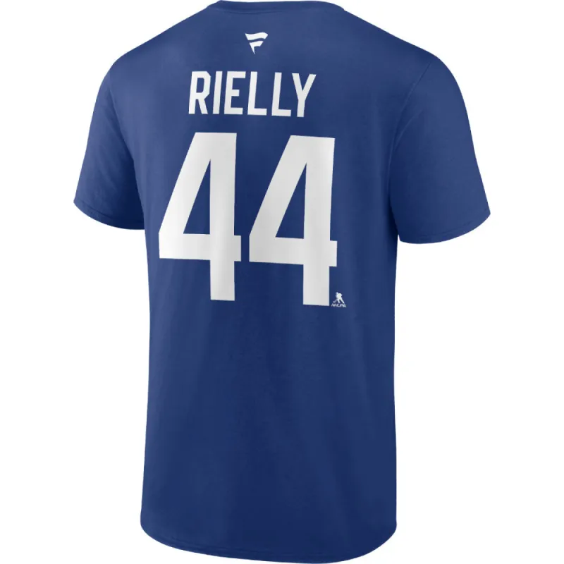 Fanatics Toronto Maple Leafs Morgan Rielly Name And Number T Shirt sold by Pro Hockey Life