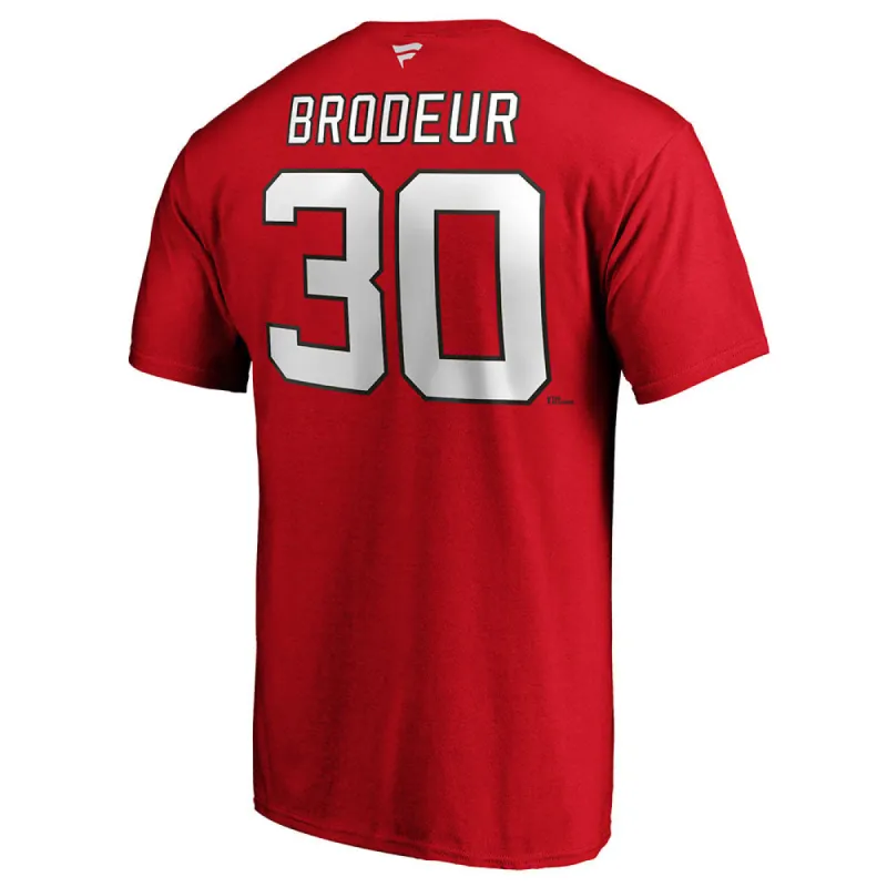 Martin Brodeur New Jersey Devils Fanatics Adult Heritage T Shirt sold by Pro Hockey Life