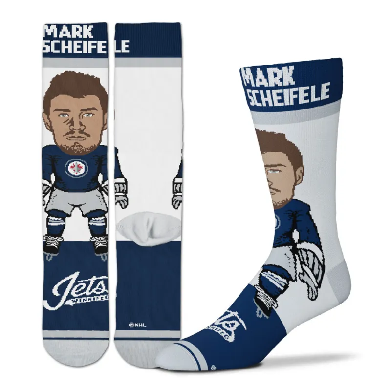Mark Scheifele Winnipeg Jets Adult Signing Bonus Player Socks sold by Pro Hockey Life