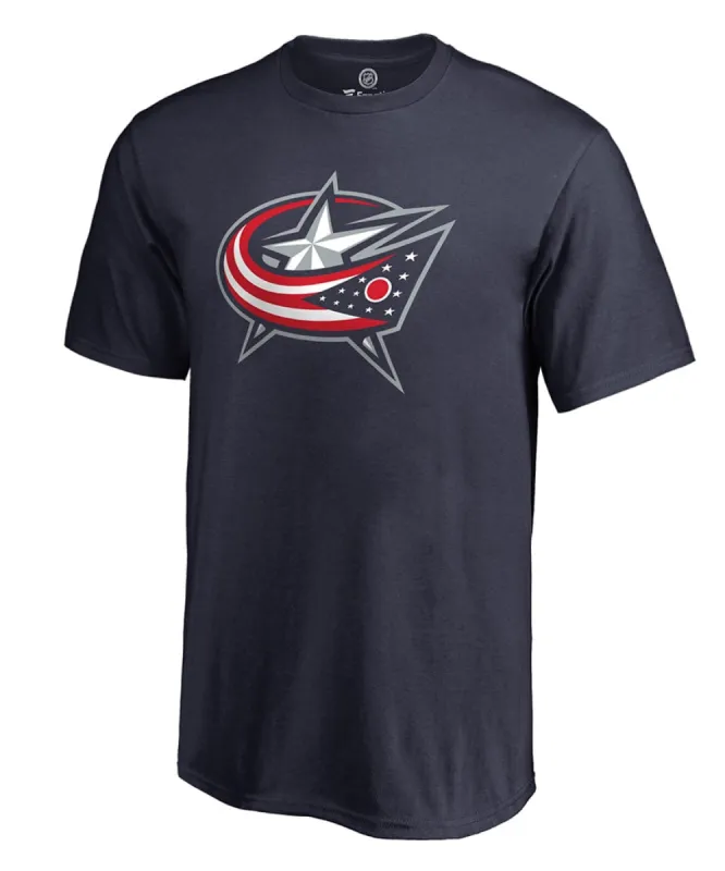 Columbus Blue Jackets Fanatics Men'S Primary Logo T Shirt sold by Pro Hockey Life