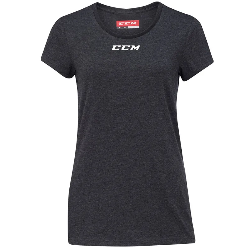 CCM Women's Crew Neck T Shirt - Black sold by Pro Hockey Life