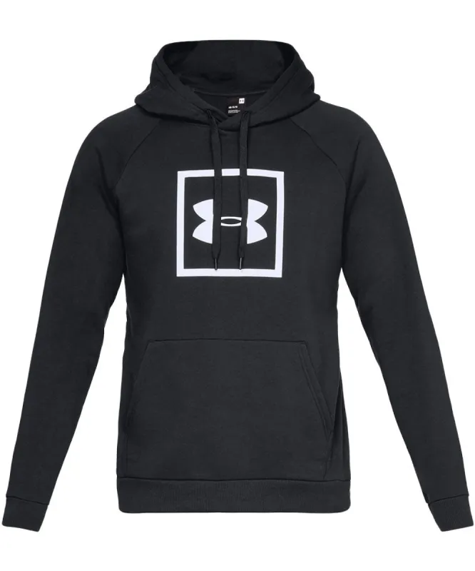 Under Armour Adult Rival Fleece Logo Hoodie - Black sold by Pro Hockey Life