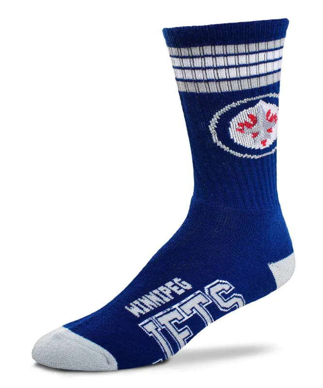 G-III WINNIPEG JETS 4 STRIPE DEUCE MEN'S SOCKS sold by Pro Hockey Life