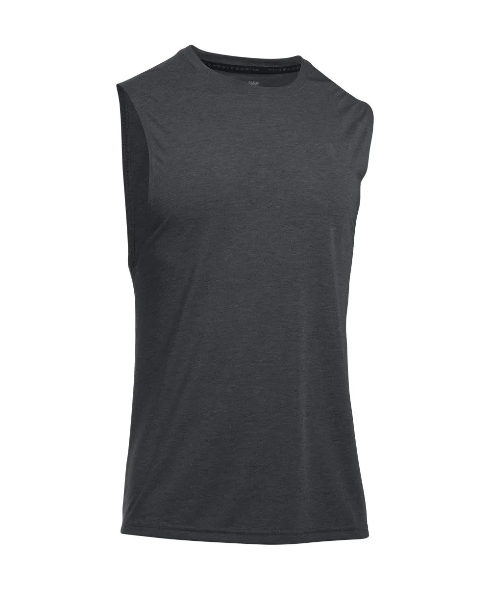 UNDER ARMOUR THREADBORNE ADULT TANK TOP BLACK sold by Pro Hockey Life