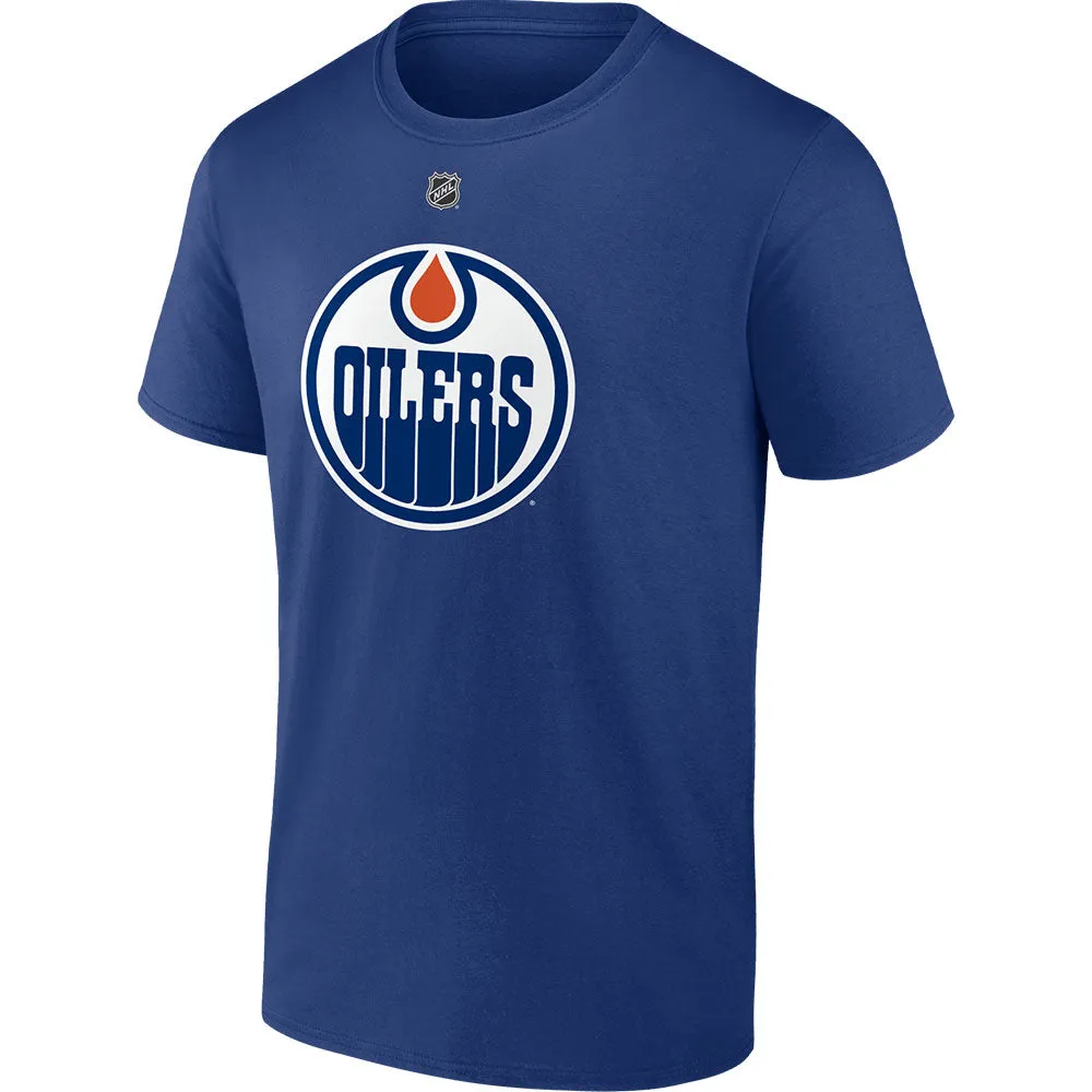 Leon Draisaitl Edmonton Oilers Fanatics Authentic Stack T Shirt sold by Pro Hockey Life product image thumbnail 2