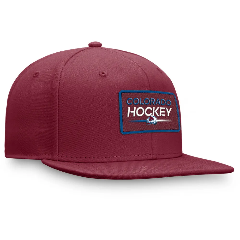 Fanatics Colorado Avalanche Authentic Pro Prime Flat Brim Snapback Hat sold by Pro Hockey Life product image thumbnail 3
