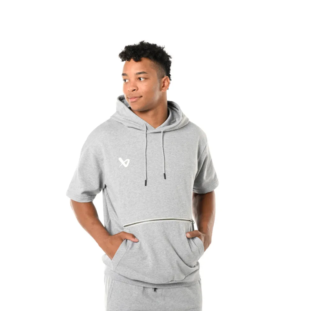 Bauer Fleece Short Sleeve Hoodie - Grey sold by Pro Hockey Life