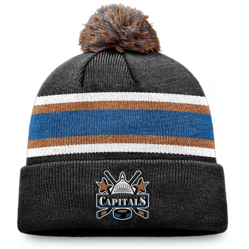 FANATICS WASHINGTON CAPITALS SPECIAL EDITION 2.0 CUFFED BEANIE WITH POM sold by Pro Hockey Life