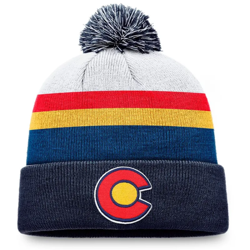 FANATICS COLORADO AVALANCHE SPECIAL EDITION 2.0 CUFFED BEANIE WITH POM sold by Pro Hockey Life