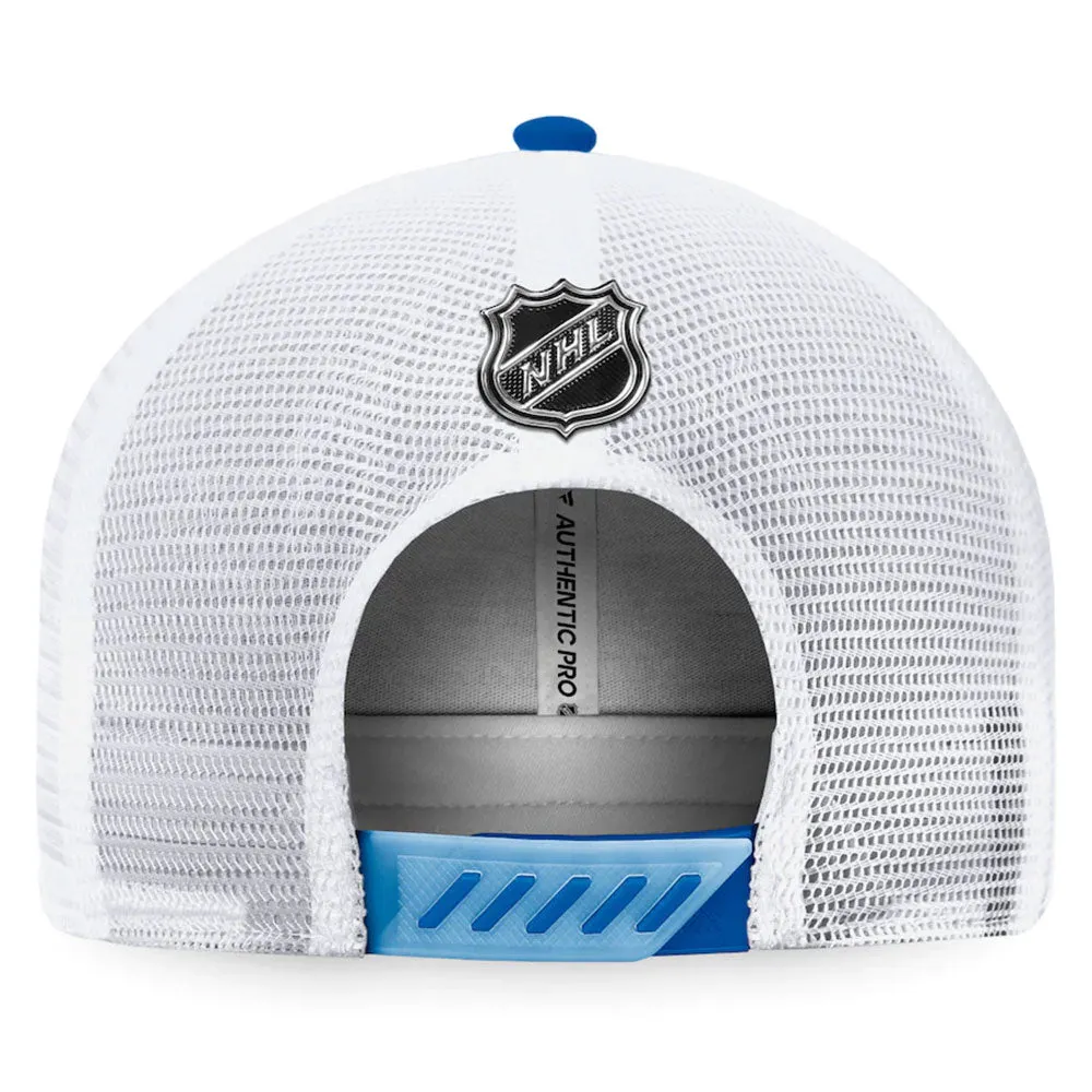 WINNIPEG JETS FANATICS AUTHENTIC PRO 2022 NHL DRAFT STRUCTURED TRUCKER HAT sold by Pro Hockey Life product image thumbnail 4