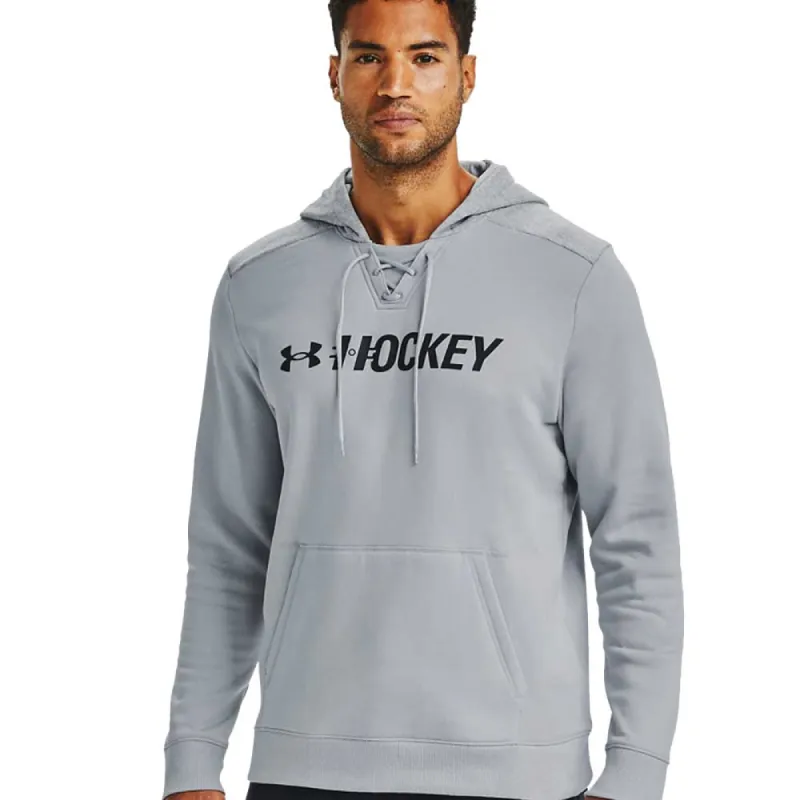 UNDER ARMOUR MEN'S HOCKEY GRAPHIC HOODIE - GREY sold by Pro Hockey Life