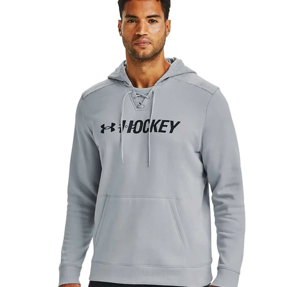 UNDER ARMOUR MEN'S HOCKEY GRAPHIC HOODIE - GREY sold by Pro Hockey Life