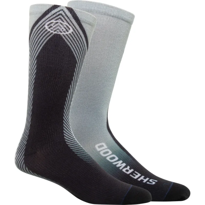 Sherwood Black/Grey Socks made by Pro Hockey Life
