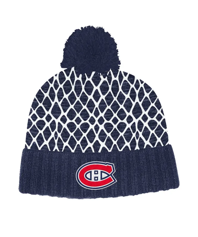 Montreal Canadiens Adidas Men'S Cuffed Knit Pom Netminder Beanie sold by Pro Hockey Life
