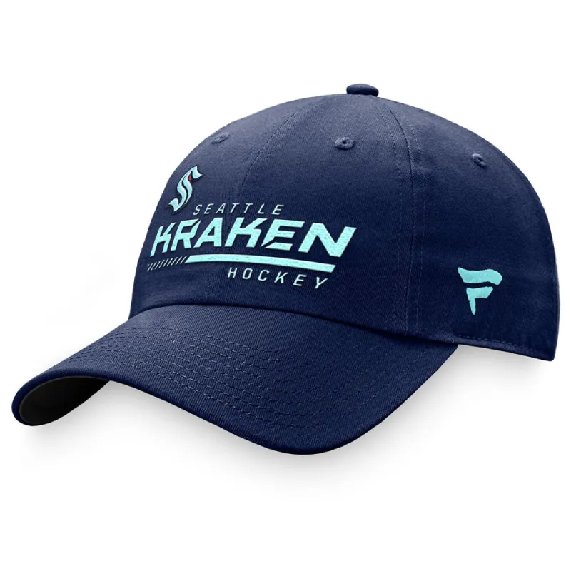 Seattle Kraken Fanatics Men'S Authentic Pro Locker Room Unstructured Adjustable Hat sold by Pro Hockey Life