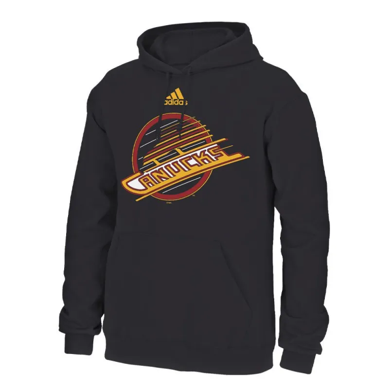 VANCOUVER CANUCKS ADIDAS ADULT BIG HERITAGE LOGO HOODIE sold by Pro Hockey Life