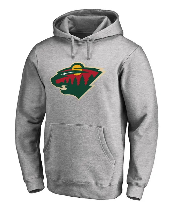 Minnesota Wild Fanatics Men'S Primary Logo Hoodie sold by Pro Hockey Life