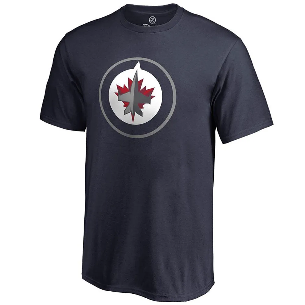 Winnipeg Jets Fanatics Adult Primary Logo Shirt sold by Pro Hockey Life
