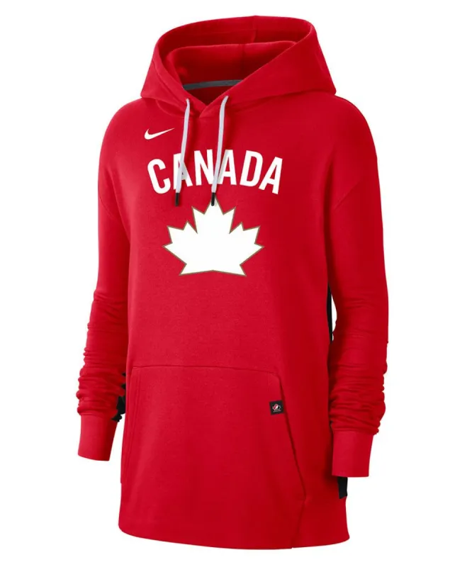 NIKE TEAM CANADA WOMEN'S WOMEN'S FLEECE PO HERITAGE HOODIE sold by Pro Hockey Life