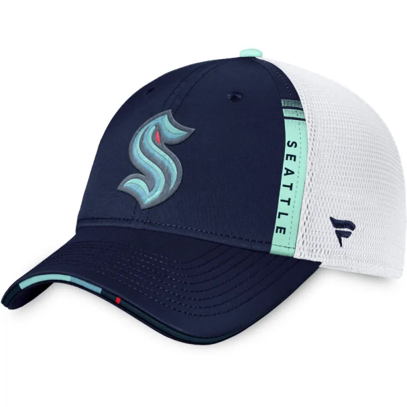Seattle Kraken Fanatics Authentic Pro 2022 Nhl Draft Structured Trucker Hat sold by Pro Hockey Life