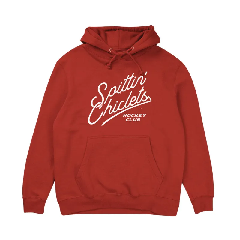 SPITTIN CHICLETS HOCKEY CLUB HOODIE - RED sold by Pro Hockey Life