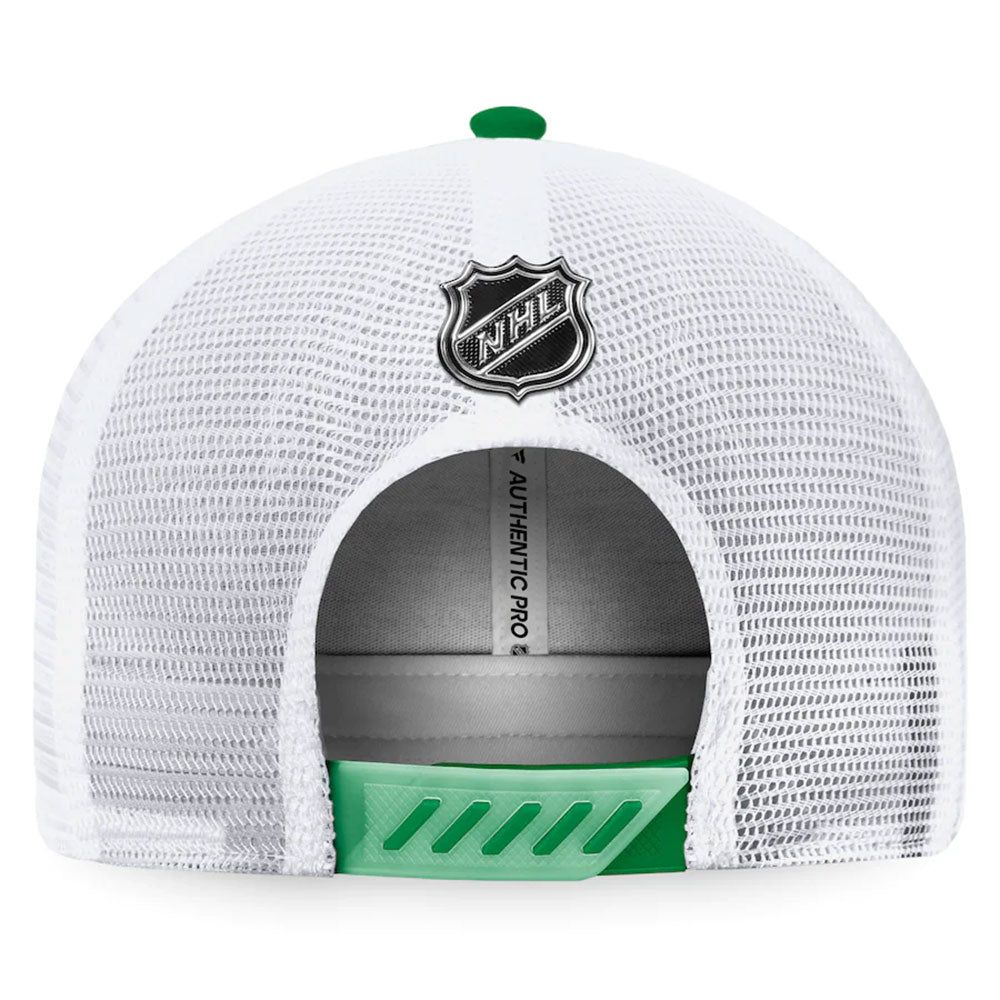VANCOUVER CANUCKS FANATICS AUTHENTIC PRO 2022 NHL DRAFT STRUCTURED TRUCKER HAT sold by Pro Hockey Life product image thumbnail 4