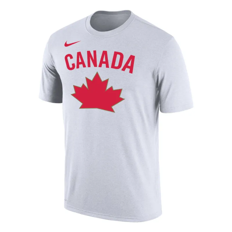 Nike Team Canada Cotton White T Shirt sold by Pro Hockey Life