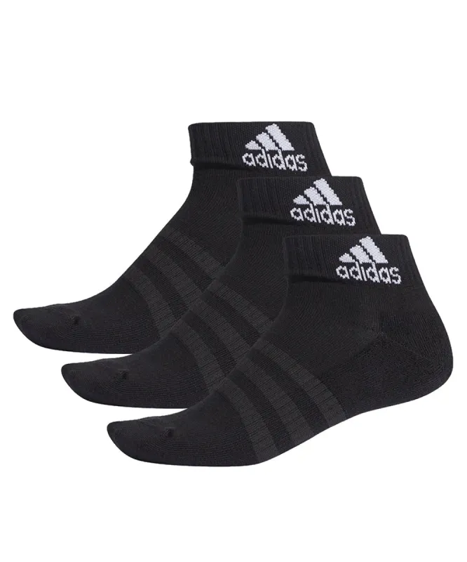 ADIDAS MEN'S CUSH ANKLE SOCKS - 3 PACK BLACK sold by Pro Hockey Life