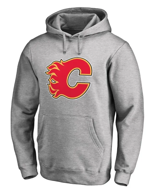 Calgary Flames Fanatics Men'S Primary Logo Hoodie sold by Pro Hockey Life