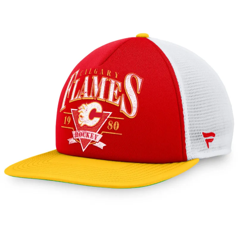 Fanatics Calgary Flames True Classic Foam Trucker Hat sold by Pro Hockey Life