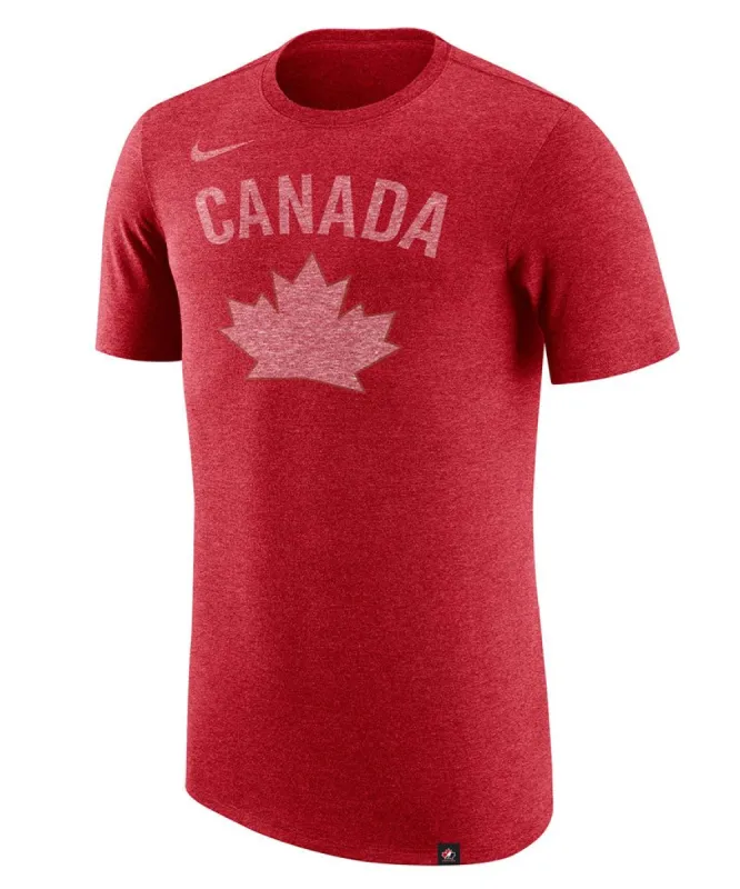 NIKE TEAM CANADA MEN'S TRI-BLEND HERITAGE T SHIRT sold by Pro Hockey Life