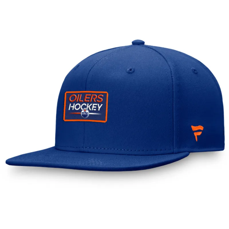 FANATICS NHL EDMONTON OILERS AUTHENTIC PRO PRIMARY RINKSIDE SNAPBACK HAT – ROYAL sold by Pro Hockey Life