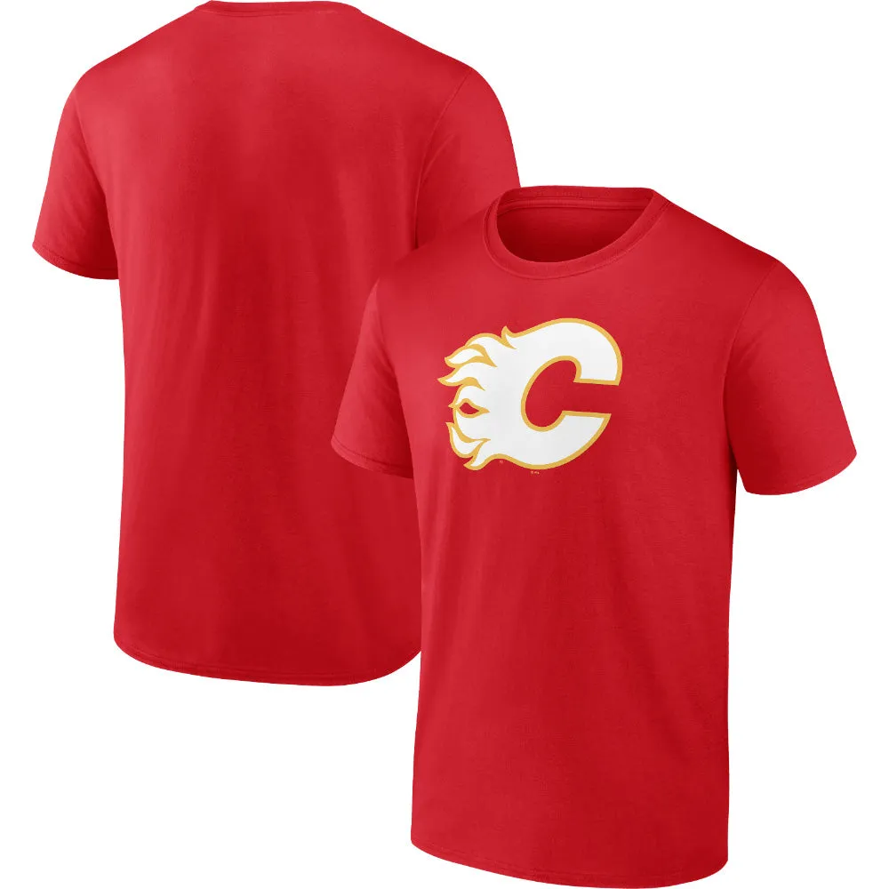 Fanatics Calgary Flames Primary Logo Red T Shirt sold by Pro Hockey Life product image thumbnail 3